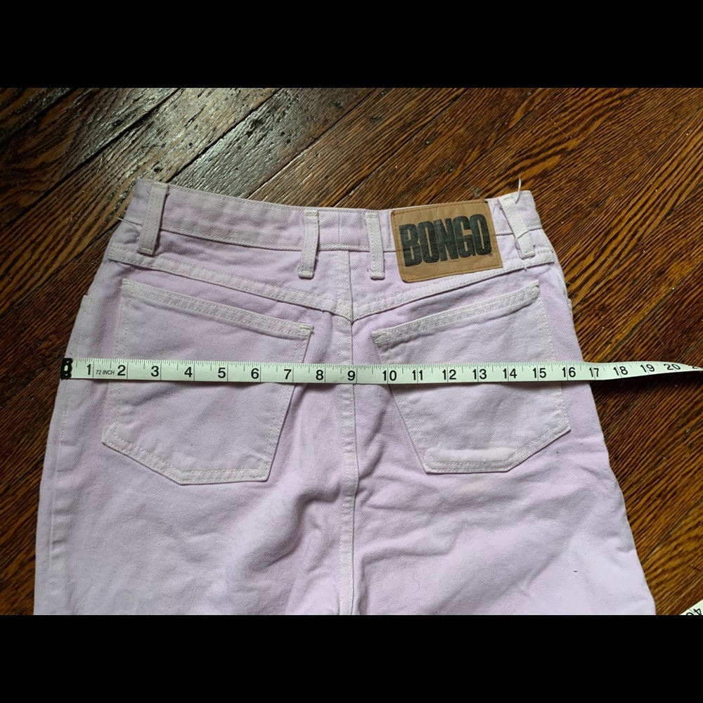 Vintage 100% cotton BONGO pale pink jeans